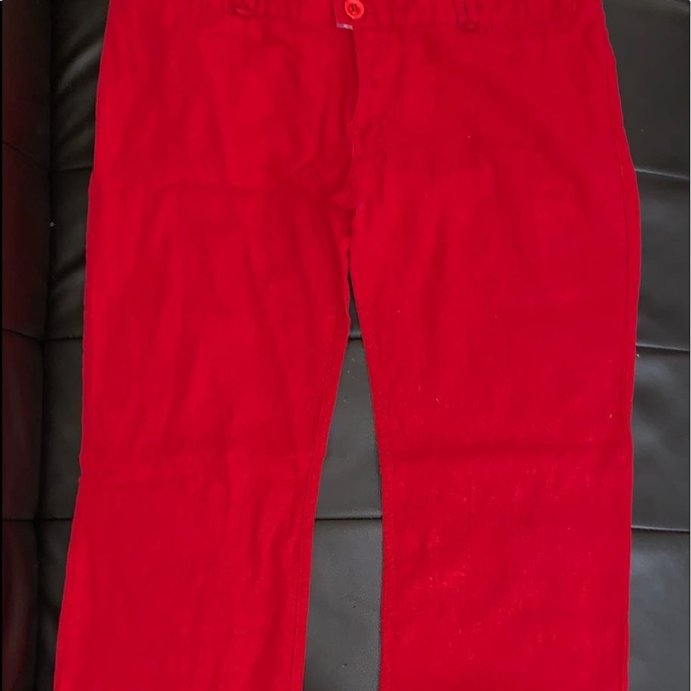 Red pants